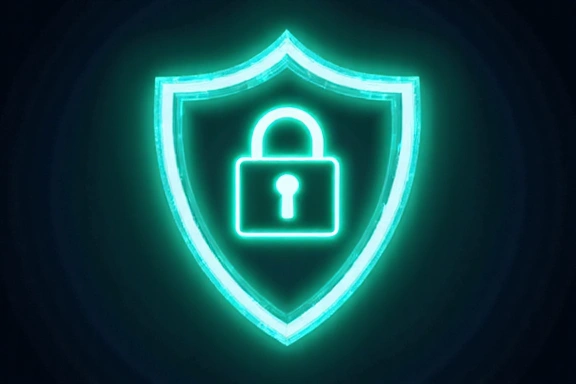 A shield icon with a padlock, symbolizing security and fair play
